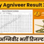 army agniveer result 2024