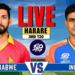 india national cricket team vs zimbabwe national cricket team match scorecard