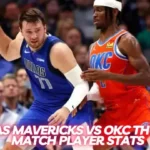 dallas mavericks vs okc thunder match player stats